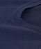 Women's Straight Cotton V-Neck T-Shirt SMOKING blue