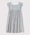 Girls' Sleeveless Printed Cotton Gauze Dress AVALANCHE /INCOGNITO