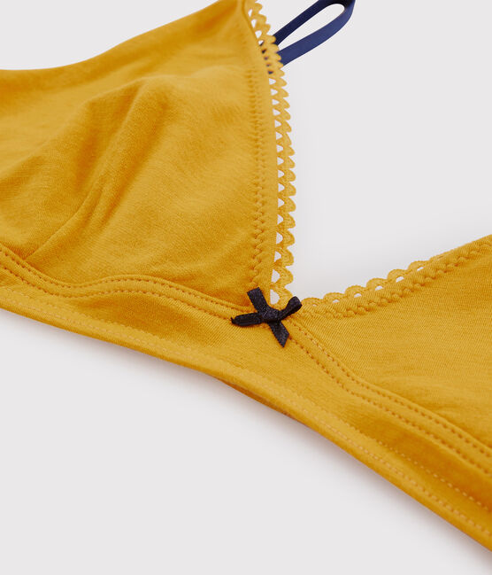Women's Triangle Bra BOUDOR yellow