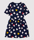 Girls' Short-Sleeved Tube Knit Dress