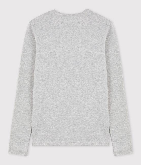 Women's Iconic Cocotte Stitch Cotton T-Shirt BELUGA CHINE grey