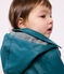 Babies' iconic raincoat in water-repellent fabric DRAGONFLY green