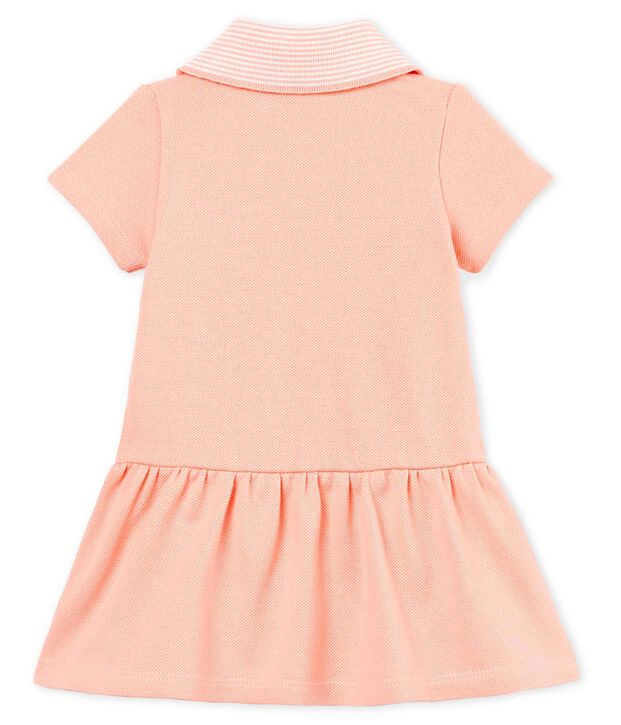 Baby girls' bodysuit/dress pink