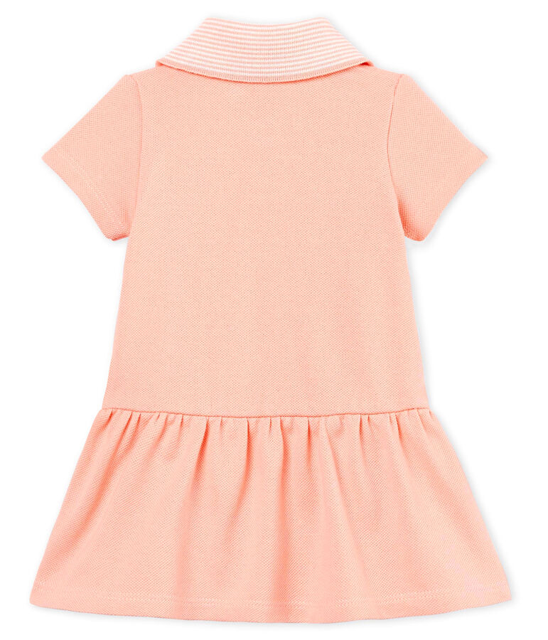 Baby girls' bodysuit/dress pink