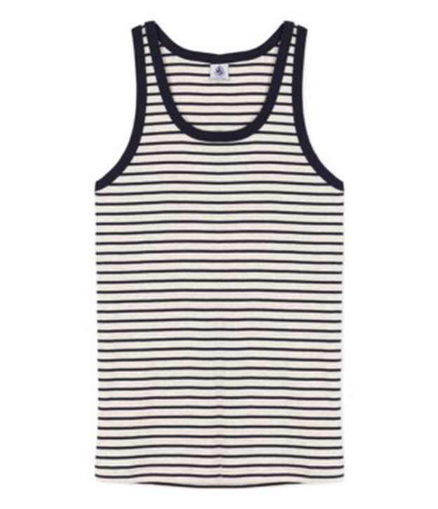 Women's Iconic Cotton Vest beige/blue
