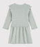 Baby girl's cotton and wool dress BELUGA CHINE grey