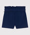 Children's plain cotton shorts MEDIEVAL blue