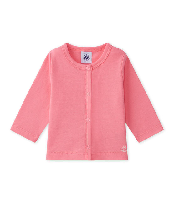 Baby girls' cardigan PETAL pink