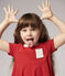 Girls' Short-Sleeved Jersey Dress TERKUIT red