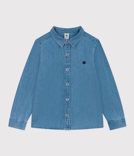Boys' Light Denim Shirt DENIM CLAIR blue