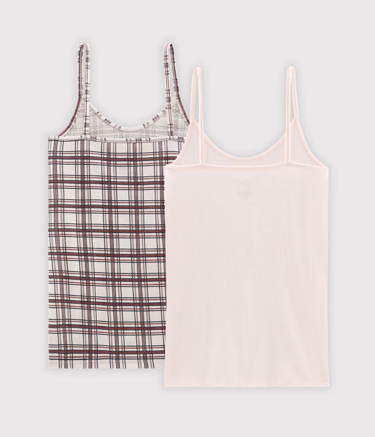 Women's Strappy Shirt - 2-Piece Set multicolor