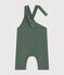 Babies' Long Fleece Dungarees CROCO green
