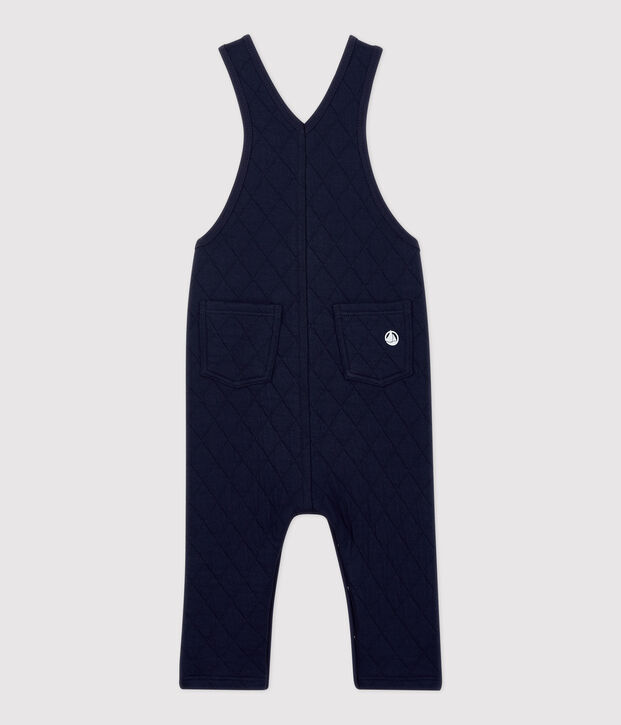 Babies' Quilted Dungarees blue