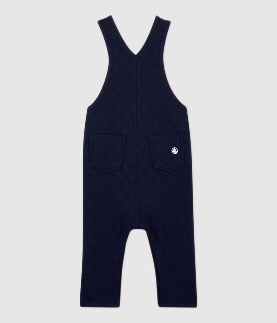 Babies' Quilted Dungarees SMOKING blue