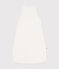 Babies' TOG 3 velour sleeping bag MARSHMALLOW white