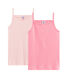 Girls' pastel strap vests - 2-Piece Set