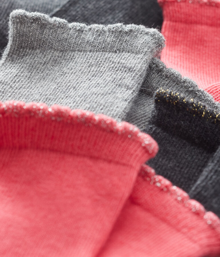 Baby Girls' Basic Socks - 5-Piece Set multicolor