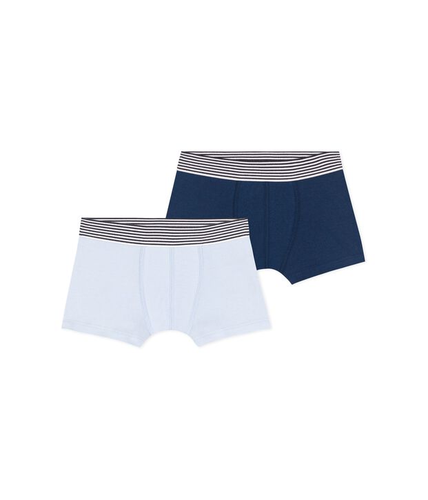 Lot de 2 boxers en coton multicolor