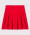 Girl's Organic Cotton Skirt PEPS red