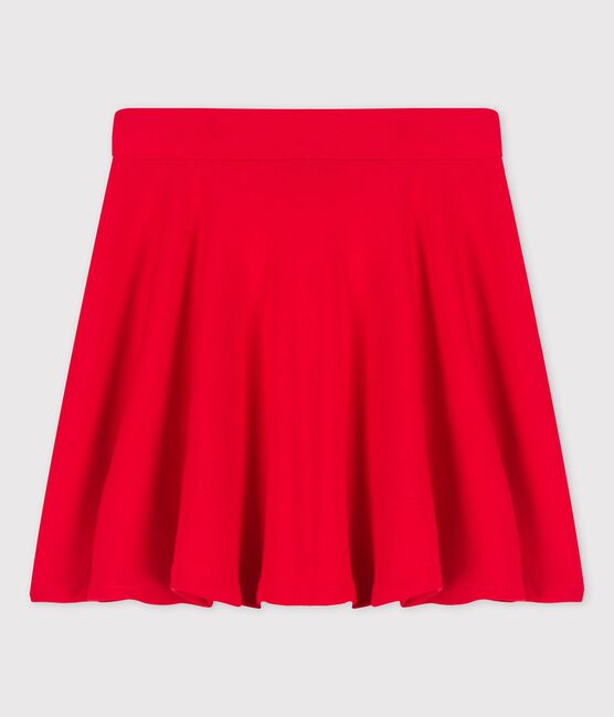 Girl's Organic Cotton Skirt PEPS red