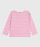 Children's cotton Breton top BOUDOIR pink/MILK