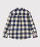Boys' checked cotton flannel shirt INCOGNITO /AVALANCHE