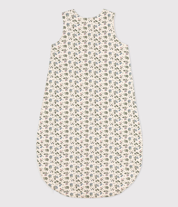 BABIES' FLORAL COTTON TOG 3-RATED SLEEPING BAG Ecru/multicolor