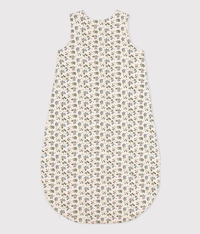 BABIES' FLORAL COTTON TOG 3-RATED SLEEPING BAG Ecru/multicolor