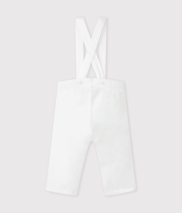 Girl's overalls white