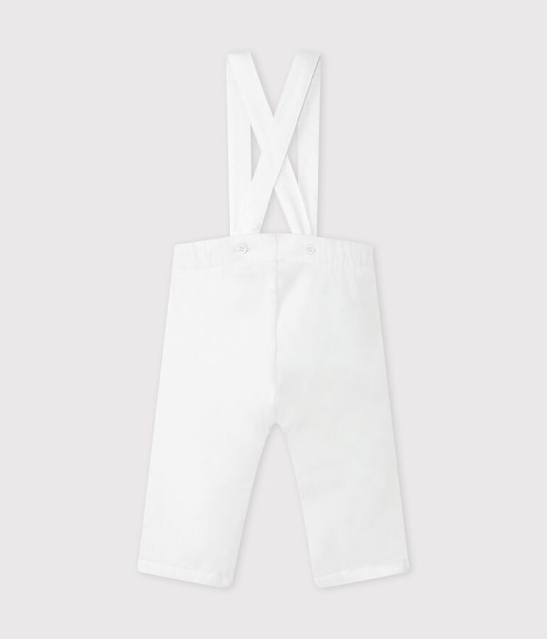 Girl's overalls white