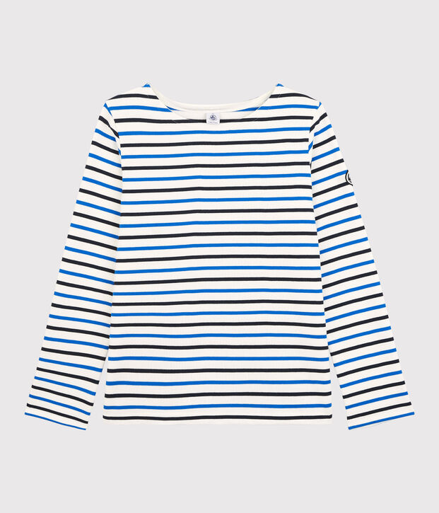 Women's Breton Cotton Top white/blue/blue