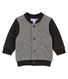 Baby boy's herringbone cotton tubic cardigan
