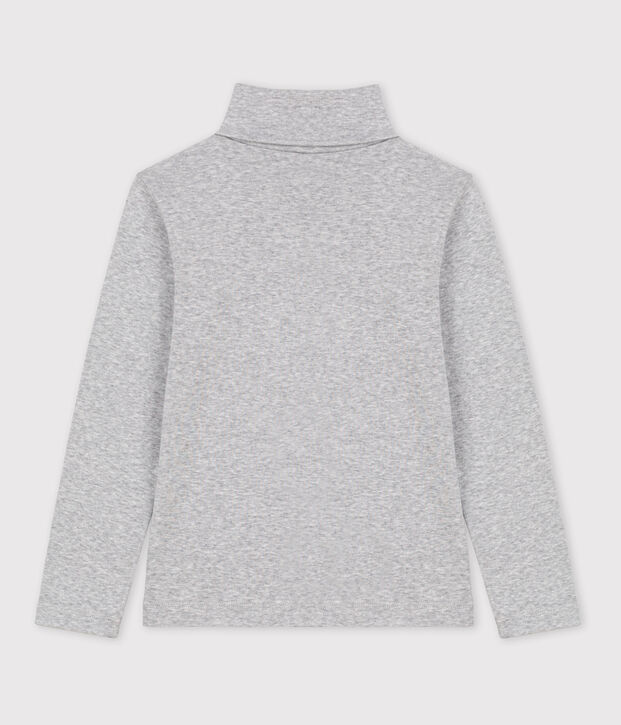 Unisex Children's Cotton Polo Neck grey