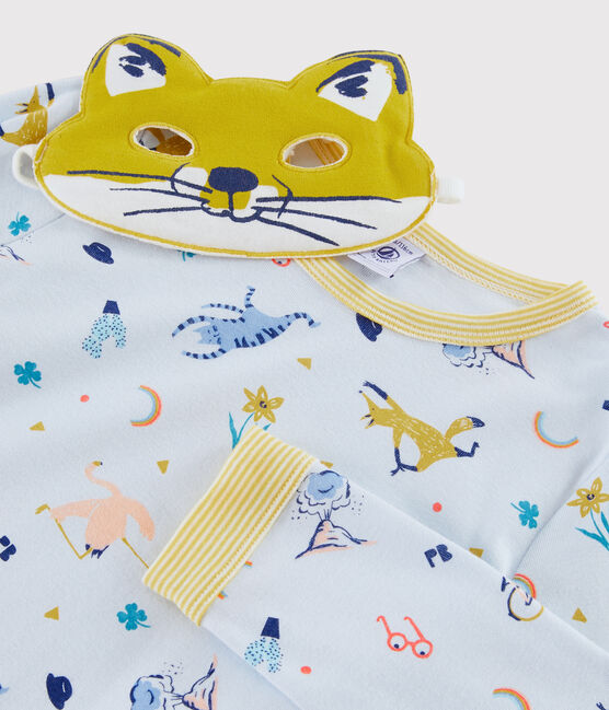 Boys' Fox Fancy Dress Ribbed Pyjamas FRAICHEUR blue/MULTICO white