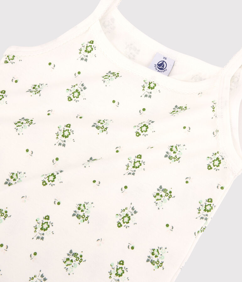 Women's Iconic Cotton Strappy Top white/multicolor