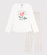 Children's floral print cotton pyjamas