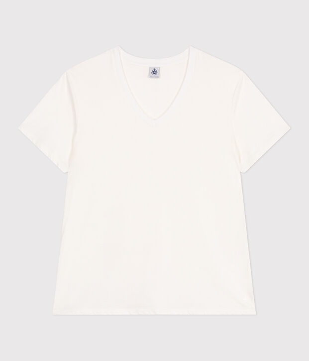 Women's The Straight cotton T-Shirt white