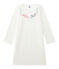 Chemise de nuit fille en bouclette velours LAIT white/OR yellow