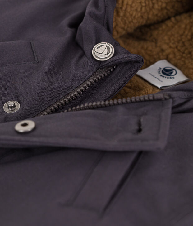 Babies' Water-Repellent Parka grey