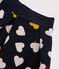 Girls' Quilted Tube Knit Skirt SMOKING blue/MULTICO white
