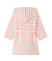 Children's Terry Bathrobe LAIT white/MERVEILLE pink