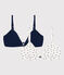 Girls' Heart Patterned Cotton and Elastane Bras - 2-Pack variante 1