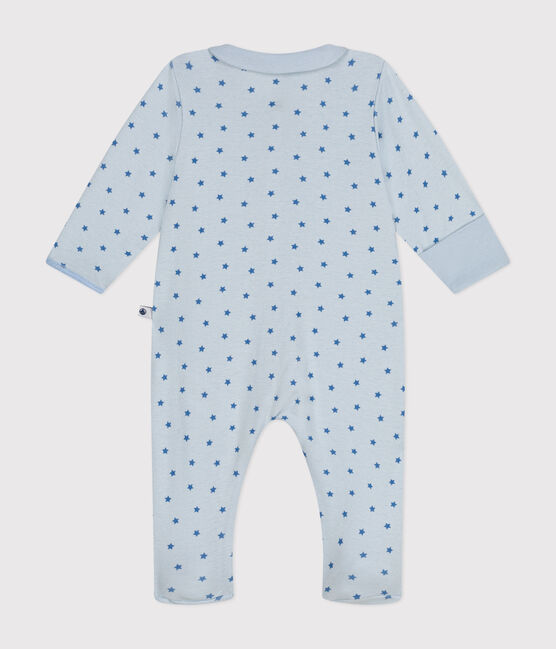 Babies' printed cotton pyjamas GOMME blue/BEACH