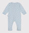Babies' printed cotton pyjamas GOMME blue/BEACH