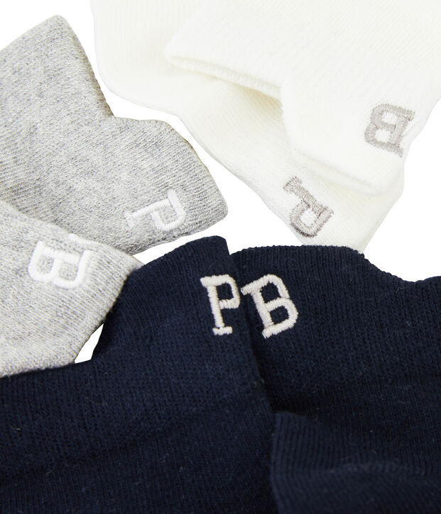 Set of 3 pairs of socks for boys multicolor