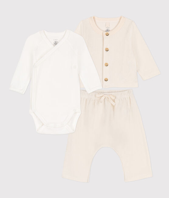 Babies' Terry Outfit AVALANCHE Ecru