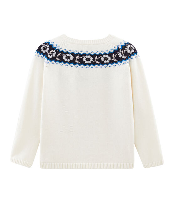 Girls' Pullover MARSHMALLOW white/MULTICO white
