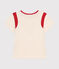 Girls' Jersey T-Shirt AVALANCHE Ecru