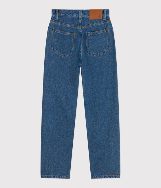 Women's straight denim trousers DENIM MOYEN blue