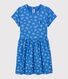 Girls' Short-Sleeved Cotton Dress